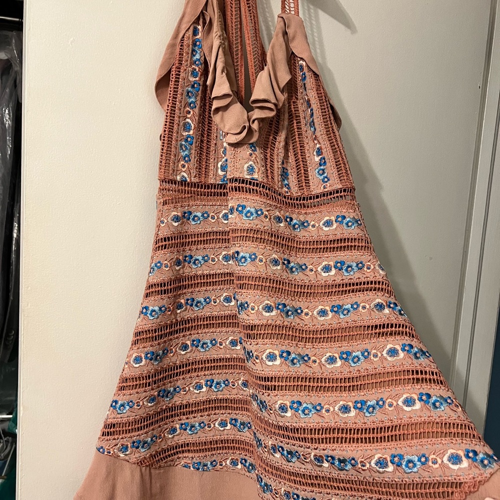 For love and lemons pink dress